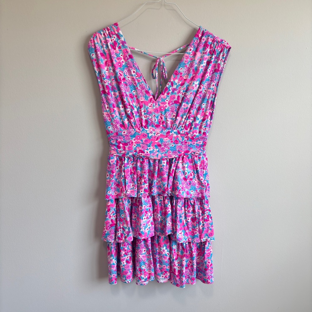 Lilly Pulitzer Pink Floral Mini Dress